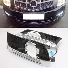 Car Flashing 2Pcs For Cadillac SRX 2012 2013 2014 2015 2016 LED DRL Daytime Running Lights Daylight Fog light waterproof 2024 - buy cheap