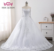 Half Sleeve Sweetheart Embroidery Lace Wedding Dress New Ball Gown princess Wedding Dresses  Vestido De Noiva WX0001-718 2024 - buy cheap