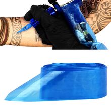 100Pcs/pack  Professional Tattoo Accessory Tattoo Clip Cord Sleeves Bags Disposable Covers Bags Blue Supply for Tattoo Machine 2024 - buy cheap