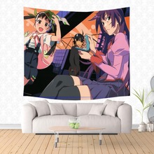 Senjougahara Hitagi-Manta de pared personalizada, toalla de playa, manta de Picnic, colcha de decoración para el hogar, alfombra decorativa 2024 - compra barato