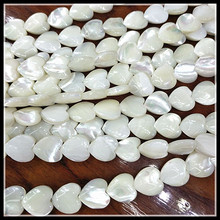 nature saltwater shell beads shell strings heart shapes for bracelets making accessories white colorssize 6mm 8mm 10mm 12mm 15mm 2024 - buy cheap