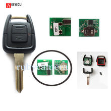 KEYECU-llave remota de 2 botones + nuevo mando y transpondedor ID40 para Vauxhall, Opel, Astra, Vectra, Zafira, 433,92 MHz 2024 - compra barato