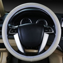 Leather Punching Steering Wheel Cover DIY Steering Wheel Covers Soft Leather Steering-Wheel Cover 2024 - buy cheap