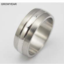 316L Stainless Steel Ring Mens Jewelry Wedding Band Silver Color Finger Ring Size 5.5 6 7 8 9 10 13 14 2024 - buy cheap
