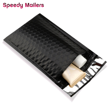 Speedy Mailers 10pcs/4x7-Inch/120*180mm Black Poly Bubble Mailer Self Seal Padded Envelopes/Black Mailing Bags 2024 - buy cheap