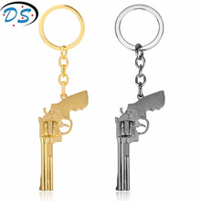 Hip Hop Jewelry Gun Pendant Keychain  Key Ring Fashion Jewelry Key Chain Accessories Car Key Bag chaveiros 2024 - buy cheap