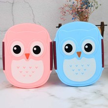 bento box food box Storage for kids Kawaii Owl school lunch Bowl Microwave Bento Container with compartments Case Dinnerware 2024 - buy cheap