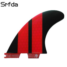 srfda Free shipping surfboard fin High quality FCS II G5  surf fins with fiberglass honey comb material for surfing size M 2024 - buy cheap