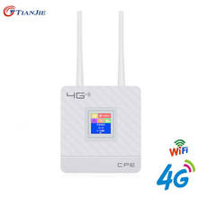 TIANJIE Overseas Warehouse CPE903 4G LTE Sim Card CPE Wifi Router Unlock 3G Mobile Hotspot WAN/LAN Port External Antennas Modem 2024 - buy cheap