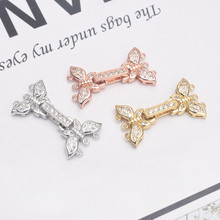 Wholesale DIY Natural Stones Beads Jewelry Making Accessories Silver/Gold/Rose Gold Metal Connector Clasps Findings 2024 - buy cheap