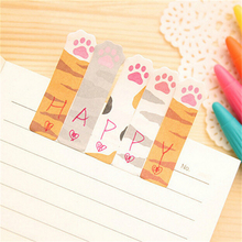 1Pcs Cat Panda Cute Sticky Notes Memo Pad School Supplies Planner Stickers Paper Bookmarks Korean Stationery 2024 - buy cheap