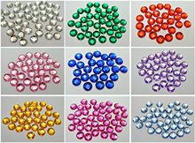 Gemas de diamante de imitación redondas facetadas, acrílico, colores mezclados, 8mm, sin agujero, 250 2024 - compra barato
