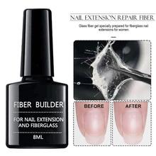 8 ML Nail Extension Nailfiber Fiberglass Gel Nail Acrylic Tips Phototherapy Extension Nail Form Manicure DIY Nail For Salon 2024 - compre barato