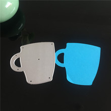 diy cartoon cup cutting Dies Scrapbooking Decor METAL CUTTING DIES Craft festival cards Embossing Stencils Paper Cards 2024 - buy cheap