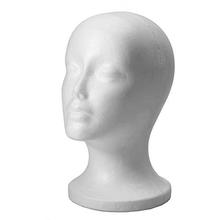 Женская модель головы парик шляпа для волос дисплей пенопластовый манекен маникин Новинка 2024 - купить недорого