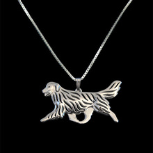 Collar con colgante de movimiento Golden Retriever para mujer, gargantilla de los juegos del mundo, mejor amiga 2024 - compra barato