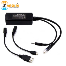 Divisor de Gigabit 5V PoE activo, 802, 3af/at, con cable USB hembra y Cable microusb para cargar 5V, cualquier dispositivo de red 2024 - compra barato
