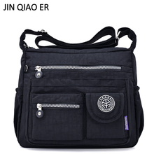 JINQIAOER Waterproof Nylon Women Shoulder Bag Casual Women Handbags High Quality Female Multi-pocket Zipper Messenger Bag Bolsas 2024 - buy cheap