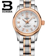 Couples Watches Men Automatic Mechanical Watch BINGER Luxury Brand Women Fashion Watch Business Clock Free shipping 2024 - buy cheap