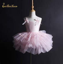 Bailarina Danza Ballet Tutu Dance Dress For Girls Swan Lake Dance Costume Pink Princess Dress Ballerina Dress Dancewear For Kids 2024 - buy cheap