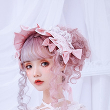 Afternoon Time ~ Sweet Ruffled Lolita Headband with Lace Trimming 2024 - buy cheap