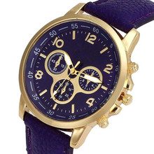 2018 Top Brand Watches Women Casual Roman Numeral Watch For Men Women PU Leather Band Quartz Wrist Watch relogio Clock @F 2024 - buy cheap
