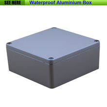 Frete grátis tamanho pequeno à prova dipágua caixa ip66 alumínio à prova dwaterproof água caixa de alumínio caso 160*160*70mm 2024 - compre barato