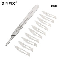 Carbon Steel Surgical Scalpel Knives 11# 23# Blades with Handle Scalpel DIY Cutting Tool PCB Repair Animal Wood Surgical Knife 2024 - buy cheap
