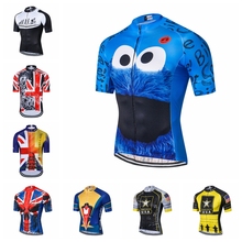 Weimostar USA Cycling Jersey mens mtb Jerseys road Bike bicycle shirts Short Sleeve Ropa Ciclismo maillot Racing tops UK Blue 2024 - buy cheap