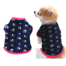 Autumn/Winter Soft Warm Fleece Small Dog Clothes Round Neck Puppy Hoodies Coat For Chihuahua/Yorkshire Pets Sweatshirt Clothing 2024 - buy cheap