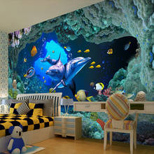 Custom 3D Photo Wallpaper Underwater World Wall Painting Wallpapers For Living Room Bedroom Children Room Mural Home Decoration 2024 - buy cheap