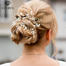 CC Wedding Jewelry Headbands Hairbands 100% Handmade Engagement Hair Accessories For Bridal Headdress Fine Crystal Pearl M035 2024 - buy cheap