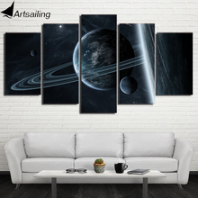 HD Printed 5 Piece Canvas Art Interstellar Mystery Astronaut Wall Pictures for Living Room Modern Free Shipping Canvas NY-7415C 2024 - buy cheap