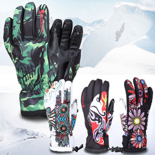 Boodun-luvas de esqui-luvas resistentes ao vento para homens e mulheres, luva respirável de inverno, montanha e neve, motocicleta 2024 - compre barato