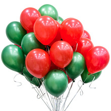 30pcs/lot 10inch Red Green Latex Balloons Christmas Halloween Party Decoration Latex Balloon Happy Birthday Party Supplies 2024 - buy cheap