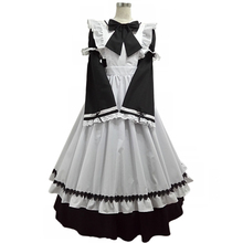 Disfraz de princesa Lolita para hombre y mujer, Cosplay de Anime japonés, blanco y negro, para Halloween 2024 - compra barato