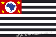 Bandera del estado de Brasil de San Pablo, cartel de poliéster de 3 pies x 5 pies que vuela, 150x90cm, bandera personalizada para exteriores 2024 - compra barato