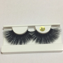 1 Pair 25mm Volume Handmade 3D Mink Hair Natural Long False Eyelashes Extension Fake Eye Lashes Make Up Tools maquiagem 20# 2024 - buy cheap