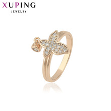Xuping ювелирные изделия роскошное кольцо специальный дизайн Высокое качество для женщин позолоченные кольца подарки на день благодарения 12180 2024 - купить недорого