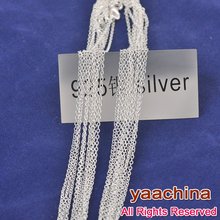 Nice 18inch 30PCS 925 Sterling Silver  "O" Necklace Jewelry Silver 925 Jewelry Necklaces Chains 18" ROLO chain Necklaces 2024 - buy cheap