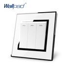 Painel acrílico de luxo com borda prateada, interruptor de luz, botão de apertar, interruptor de parede com borda de prata - compare preços Painel acrílico de luxo com borda prateada, interruptor de luz, botão de apertar, interruptor de parede com borda de prata - compare preços