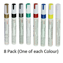 8 Pcs Permanent Universal Oil Paint Marker Pens for Car Tyres Tire Rubber Metal Glass Paper Card Number Paint 2024 - buy cheap