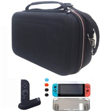 Funda protectora de silicona para Nintendo Switch, bolsa de almacenamiento de Estuche de transporte, bolso de hombro, Protector de pantalla 2024 - compra barato