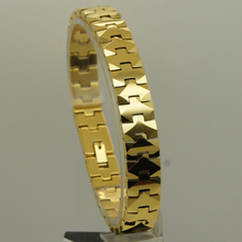 vary length 10mm width 1 piece men/women super shiny & heavy gold plating  hi-tech scratch proof tungsten bracelet 2024 - buy cheap