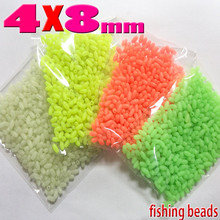 ARRIALL NEW  oval soft fishing beads 4 colors size:4mm*8mm quantity:1000pcs/lot hole diameter:1.5mm 2024 - buy cheap