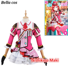 Custom size Lovelive Nishikino Maki ice cream cosplay costume dress skirt uniform full set Carnival Anime party outfit cos cloth 2024 - buy cheap