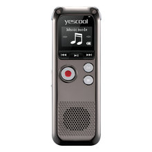 Yescool-dictáfono profesional A60, mini grabadora de voz, compatible con reproductor MP3, grabadora de audio 2024 - compra barato