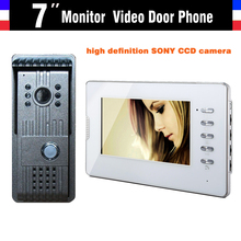 New 7 Inch Lcd Video Doorbell Door Phone Doorbell Intercom System 1 V 1  Video Doorphone Alloy Panel Camera 2024 - buy cheap