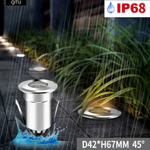 Spot Outdoor Buried lights Embedded IP68 Built-in LED waterproof Fountain underwater light 3W small spotlight 12-24V downlight 2024 - buy cheap