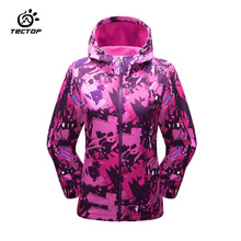 Tectop camping hiking jackets female windproof waterproof rain warm winter softshell clothing camping outdoor jacket women 2024 - buy cheap
